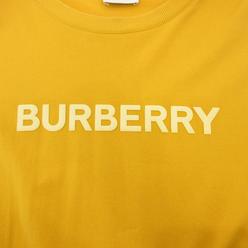 【中古】BURBERRY London England | バーバリーロンドンイングランド ロゴプリントコットンジャージーTシャツ 半袖Tシャツ 8065396 イエロー サイズ:M
