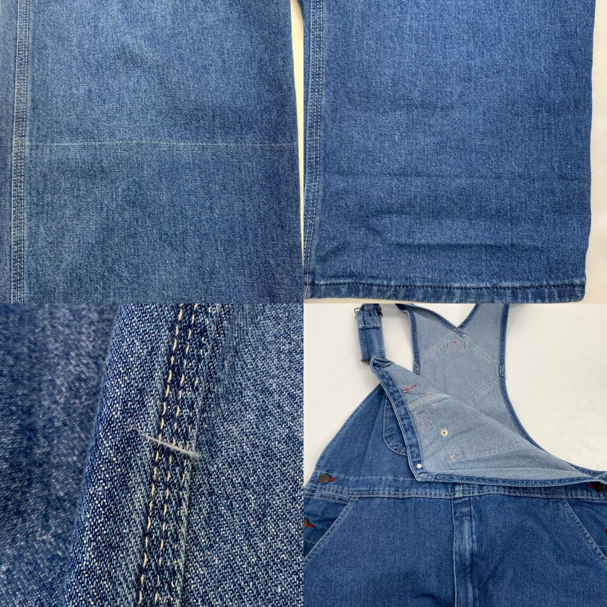 【中古】Dickies | ディッキーズ STONEWASHED INDIGO BIB OVERALL オーバーオール サイズ:W:34