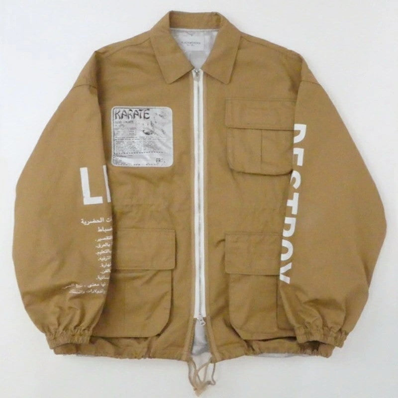 【中古】BlackWeirdos | ブラックウィドーブラックウィドゥ Droog Army Jacket ミリタリージャケット 20AW-JK01 ベージュ サイズ:M