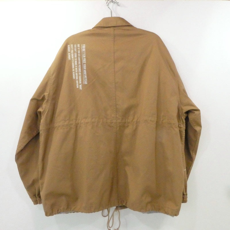 【中古】BlackWeirdos | ブラックウィドーブラックウィドゥ Droog Army Jacket ミリタリージャケット 20AW-JK01 ベージュ サイズ:M