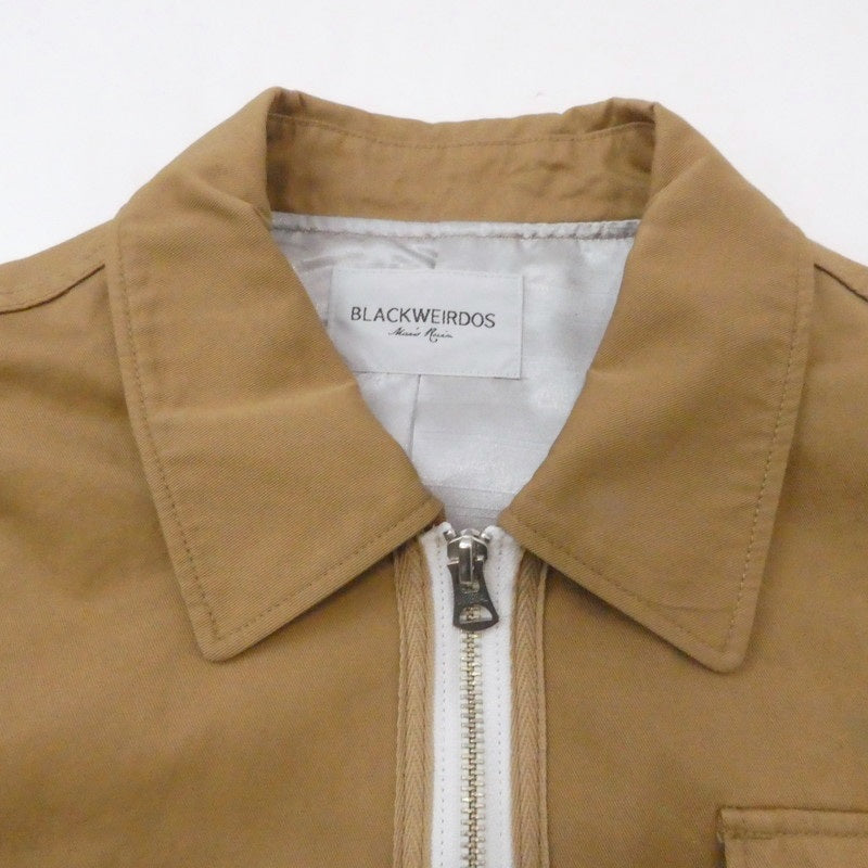 【中古】BlackWeirdos | ブラックウィドーブラックウィドゥ Droog Army Jacket ミリタリージャケット 20AW-JK01 ベージュ サイズ:M