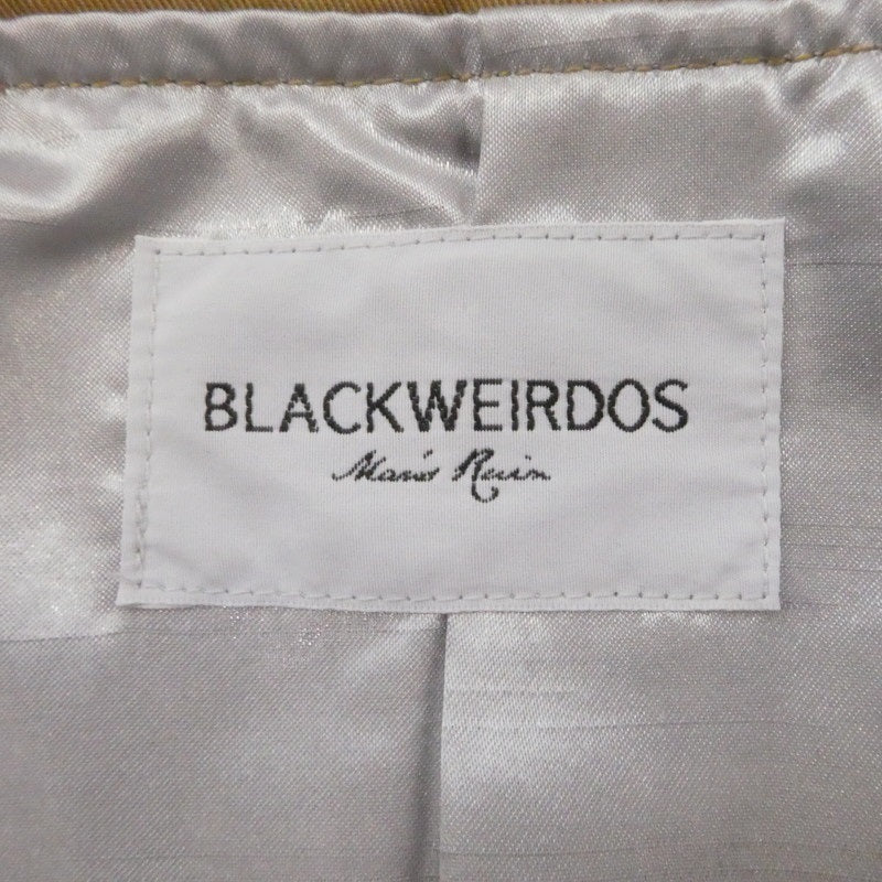 【中古】BlackWeirdos | ブラックウィドーブラックウィドゥ Droog Army Jacket ミリタリージャケット 20AW-JK01 ベージュ サイズ:M