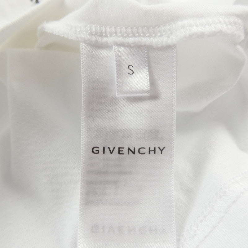 【中古】GIVENCHY | ジバンシィ SYMBOL CIRCLE CHAIN SLIM FIT T-SHIRT 半袖Tシャツ BM716C3Y6B ホワイト サイズ:S