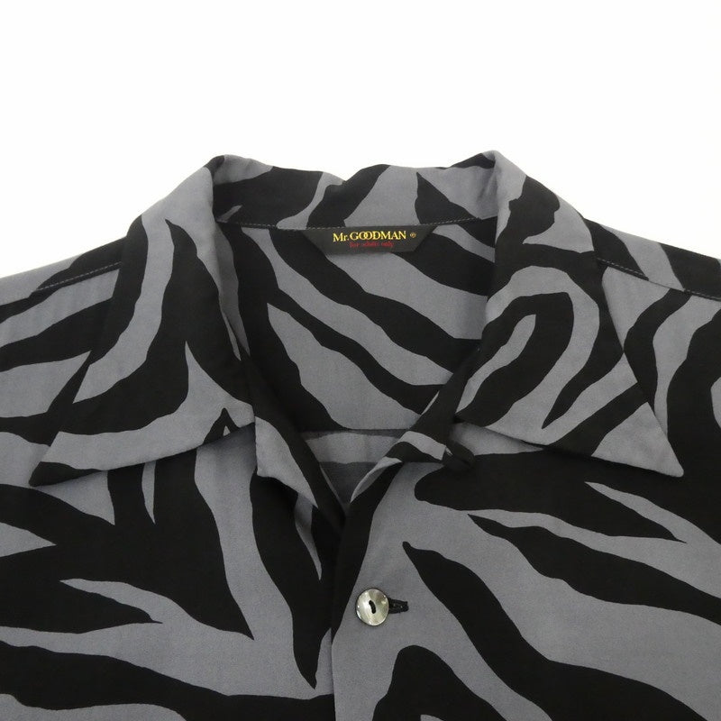 【中古】Mr.goodman | ミスターグッドマン Zebra Open Shirts S/S 半袖シャツ MGSHS2107661 サイズ:L