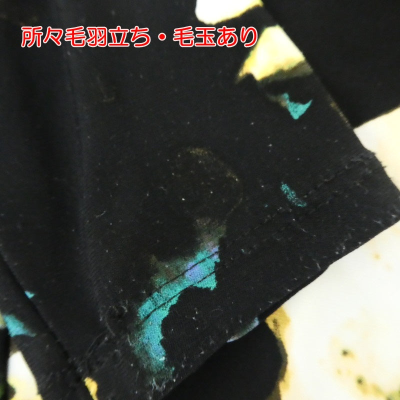 【中古】RALPH LAUREN | ラルフローレン 花柄カシュクール ドレス ブラック サイズ:2