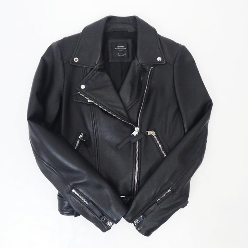 【中古】ZARA | ザラ ライダースジャケット ブラック