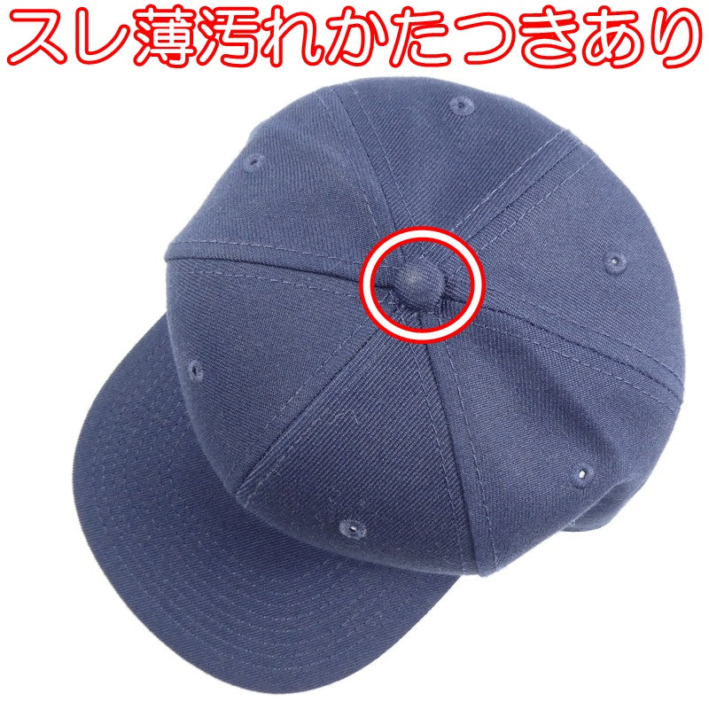 【中古】EXAMPLE | イグザンプル GOD BLESS YOU キャップ ネイビー