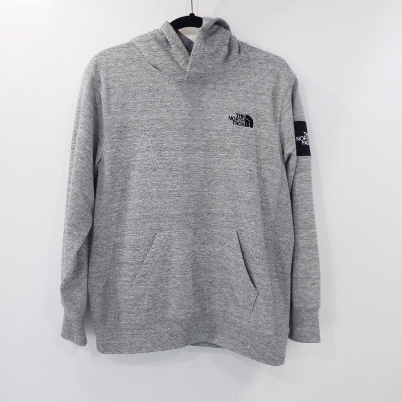 【中古】THE NORTH FACE | ザ・ノースフェイス SQUARE LOGO HOODIE パーカー NT12035 グレー サイズ:M