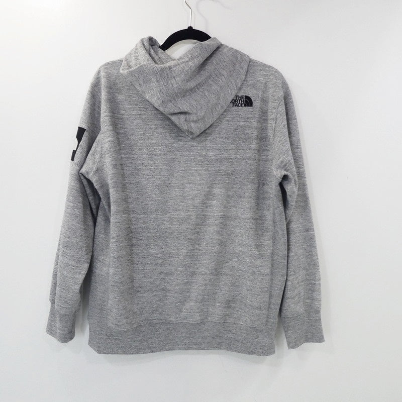 【中古】THE NORTH FACE | ザ・ノースフェイス SQUARE LOGO HOODIE パーカー NT12035 グレー サイズ:M