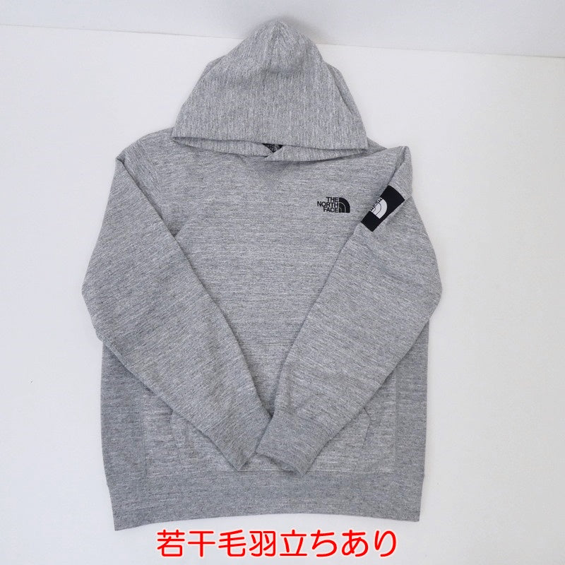 【中古】THE NORTH FACE | ザ・ノースフェイス SQUARE LOGO HOODIE パーカー NT12035 グレー サイズ:M