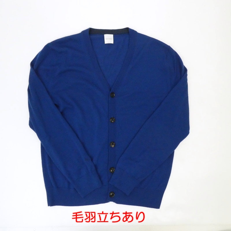 【中古】Paul Smith | ポール・スミス HIGH GAUGE KNIT CARDIGAN カーディガン 283400 216S ブルー サイズ:M