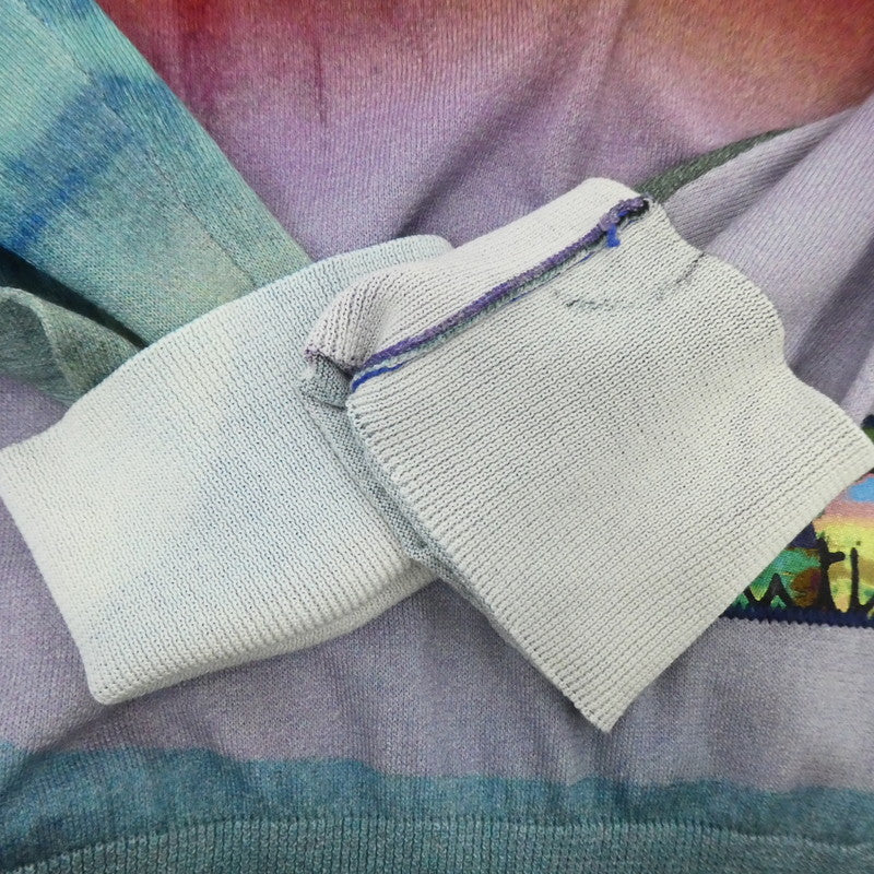 【中古】Paul Smith | ポール・スミス Abstract Paint クルーネックニット セーター 133454 834X サイズ:M