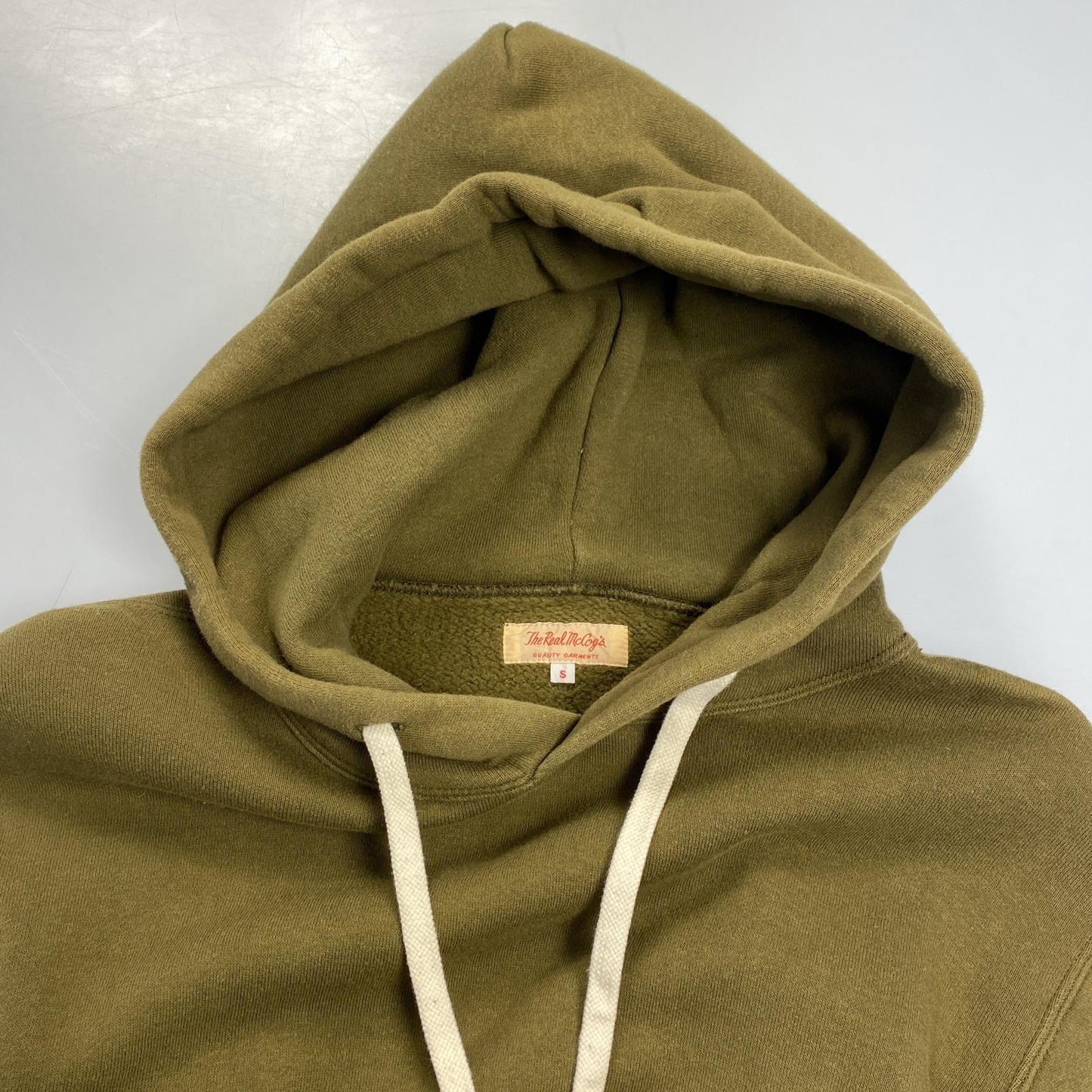 【中古】The REAL McCOY'S | ザリアルマッコイズ 10oz. LOOPWHEEL PARKA パーカー オリーブ サイズ:36