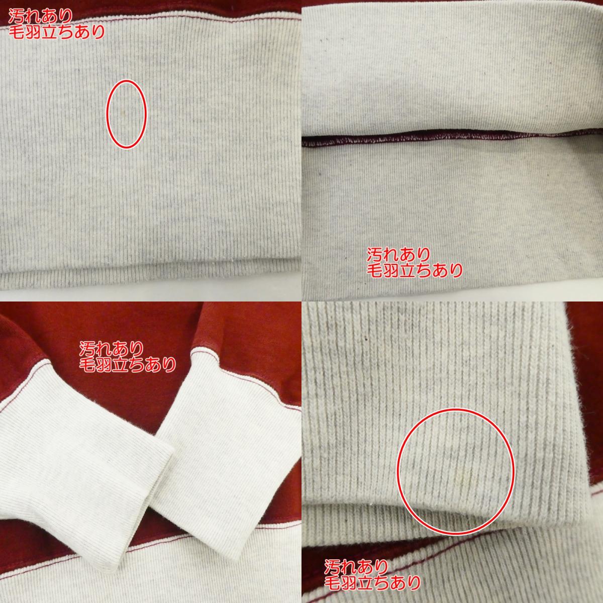 【中古】FREEWHEELERS | フリーホイーラーズ SLEEVE COLORED TRIMED SWEAT SHIRTS スウェット サイズ:36