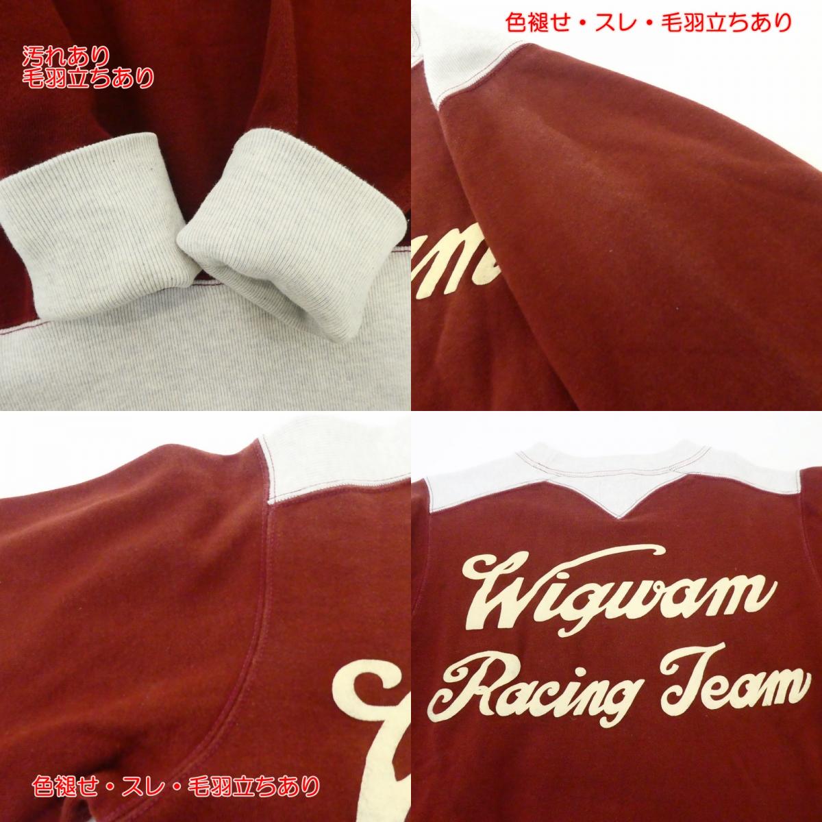 【中古】FREEWHEELERS | フリーホイーラーズ SLEEVE COLORED TRIMED SWEAT SHIRTS スウェット サイズ:36