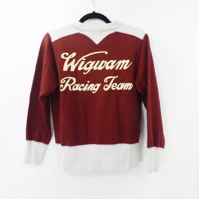 【中古】FREEWHEELERS | フリーホイーラーズ SLEEVE COLORED TRIMED SWEAT SHIRTS スウェット サイズ:36