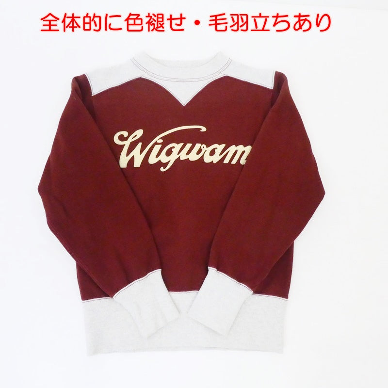 【中古】FREEWHEELERS | フリーホイーラーズ SLEEVE COLORED TRIMED SWEAT SHIRTS スウェット サイズ:36