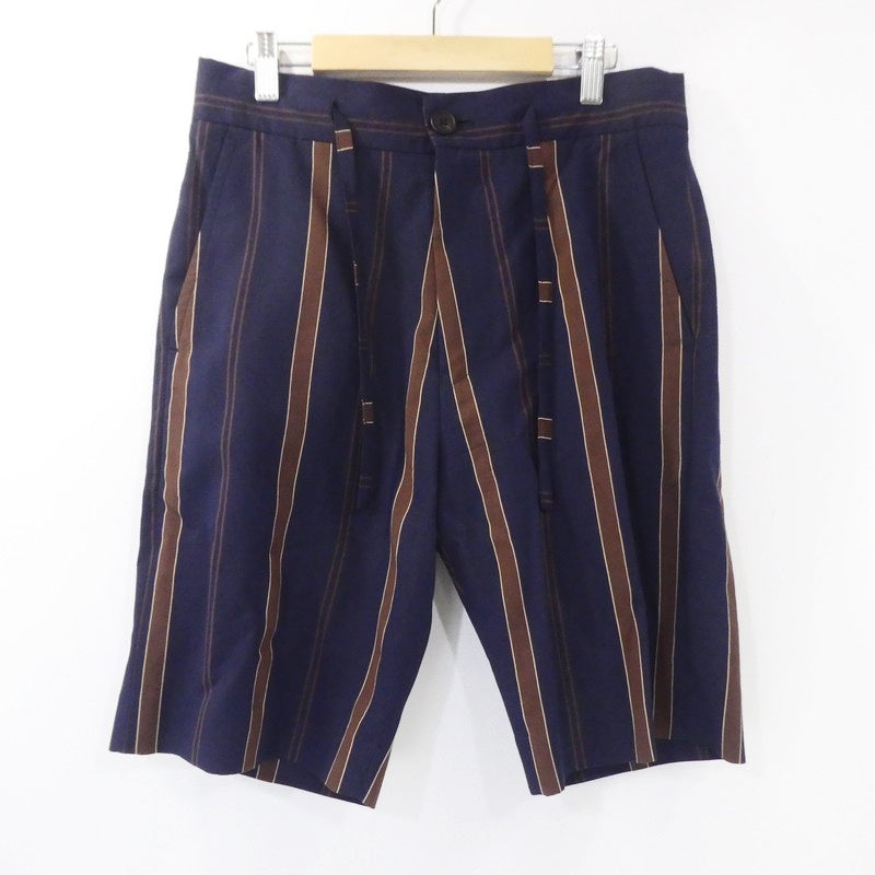 【中古】Paul Smith | ポール・スミス ビッグストライプ ショートパンツ 113110 770U ネイビー サイズ:S