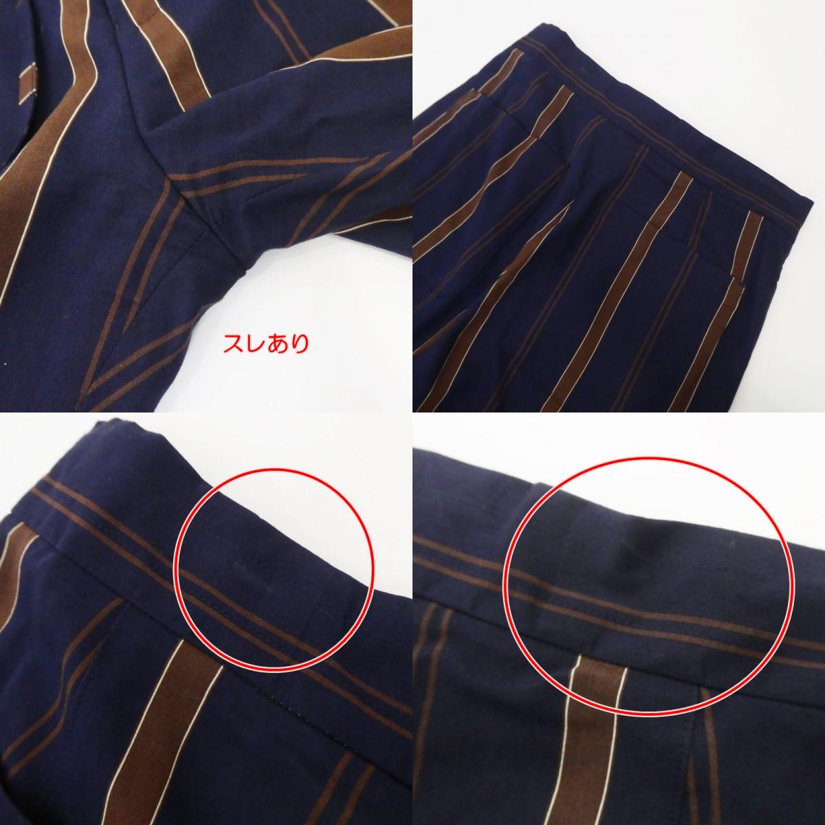 【中古】Paul Smith | ポール・スミス ビッグストライプ ショートパンツ 113110 770U ネイビー サイズ:S