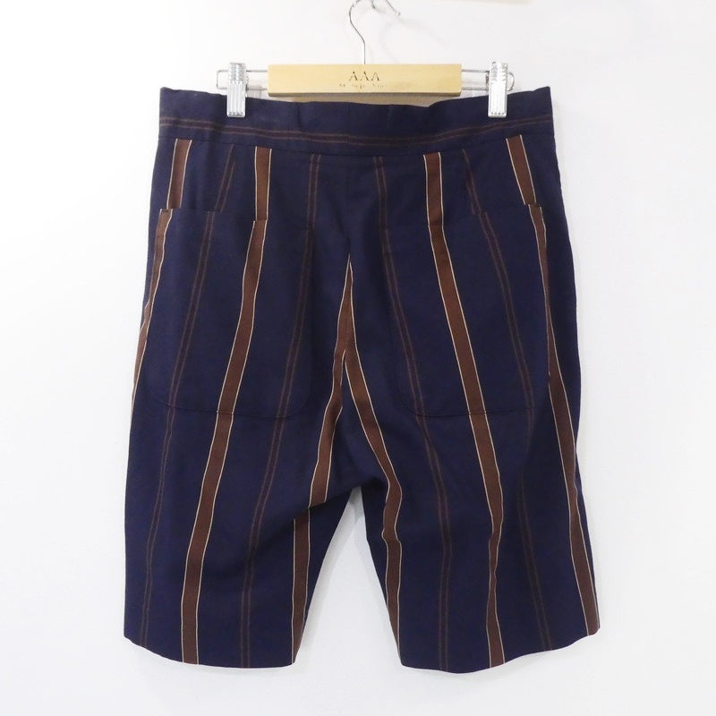 【中古】Paul Smith | ポール・スミス ビッグストライプ ショートパンツ 113110 770U ネイビー サイズ:S