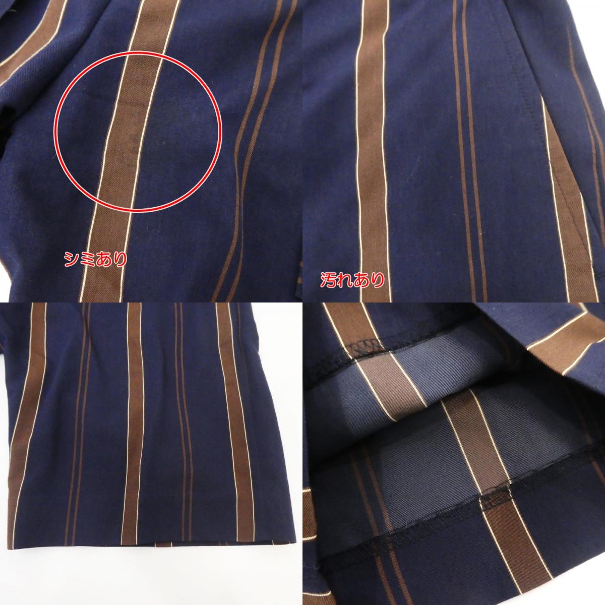 【中古】Paul Smith | ポール・スミス ビッグストライプ ショートパンツ 113110 770U ネイビー サイズ:S