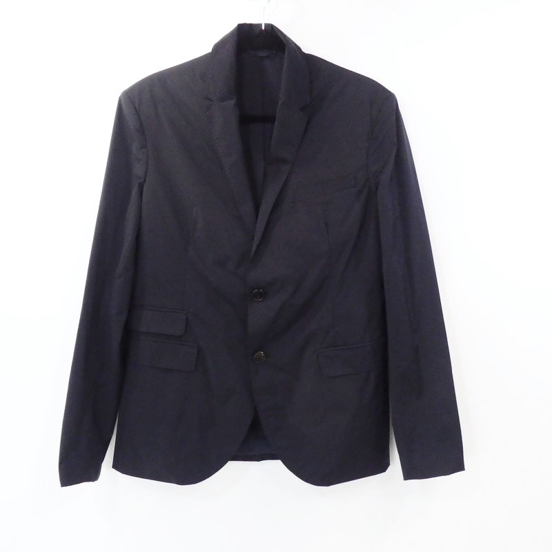 【中古】NEIL BARRETT | ニールバレット MATT NYLON STRETCH JACKET ナイロンジャケット PBGI98F A019 ネイビー サイズ:46