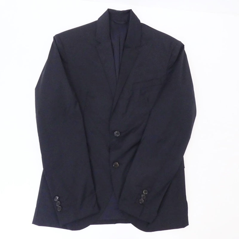 【中古】NEIL BARRETT | ニールバレット MATT NYLON STRETCH JACKET ナイロンジャケット PBGI98F A019 ネイビー サイズ:46