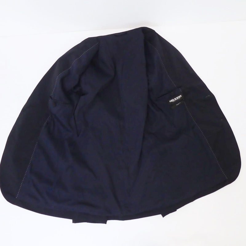 【中古】NEIL BARRETT | ニールバレット MATT NYLON STRETCH JACKET ナイロンジャケット PBGI98F A019 ネイビー サイズ:46
