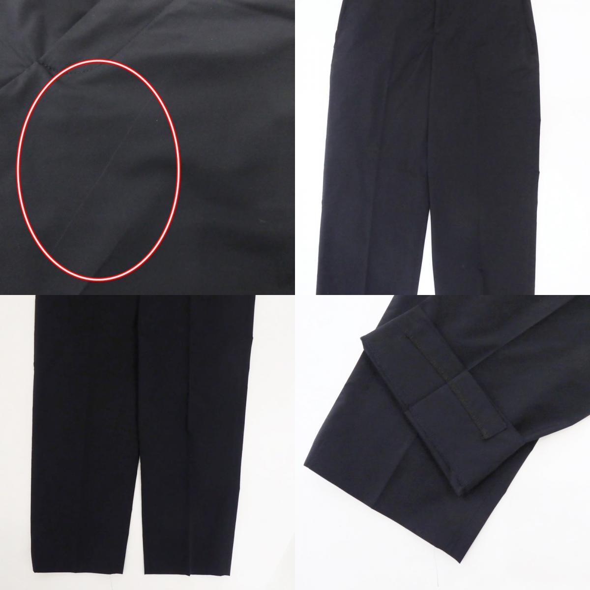 【中古】NEIL BARRETT | ニールバレット TRAVEL SLIM TROUSERS パンツ PBPA552 A019 ネイビー サイズ:46