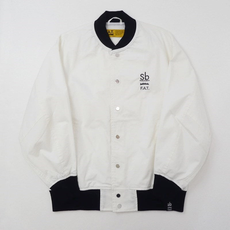 【中古】FAT | エフエーティー BALLAWARD JACKET スタジャン F32310-JK06 ホワイト サイズ:M