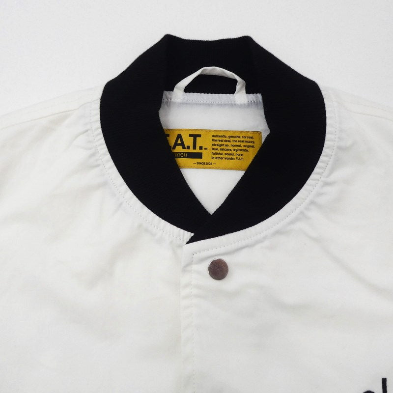 【中古】FAT | エフエーティー BALLAWARD JACKET スタジャン F32310-JK06 ホワイト サイズ:M