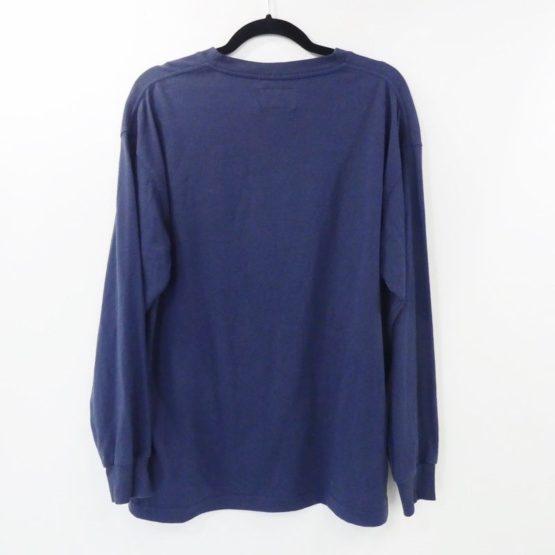 【中古】THE NORTH FACE PURPLE LABEL | ザノースフェイスパープルレーベル L/S Graphic Tee 長袖Tシャツ NT3260N ネイビー サイズ:M