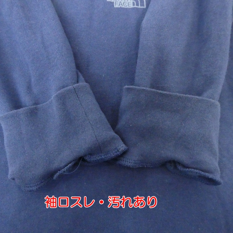 【中古】THE NORTH FACE PURPLE LABEL | ザノースフェイスパープルレーベル L/S Graphic Tee 長袖Tシャツ NT3260N ネイビー サイズ:M