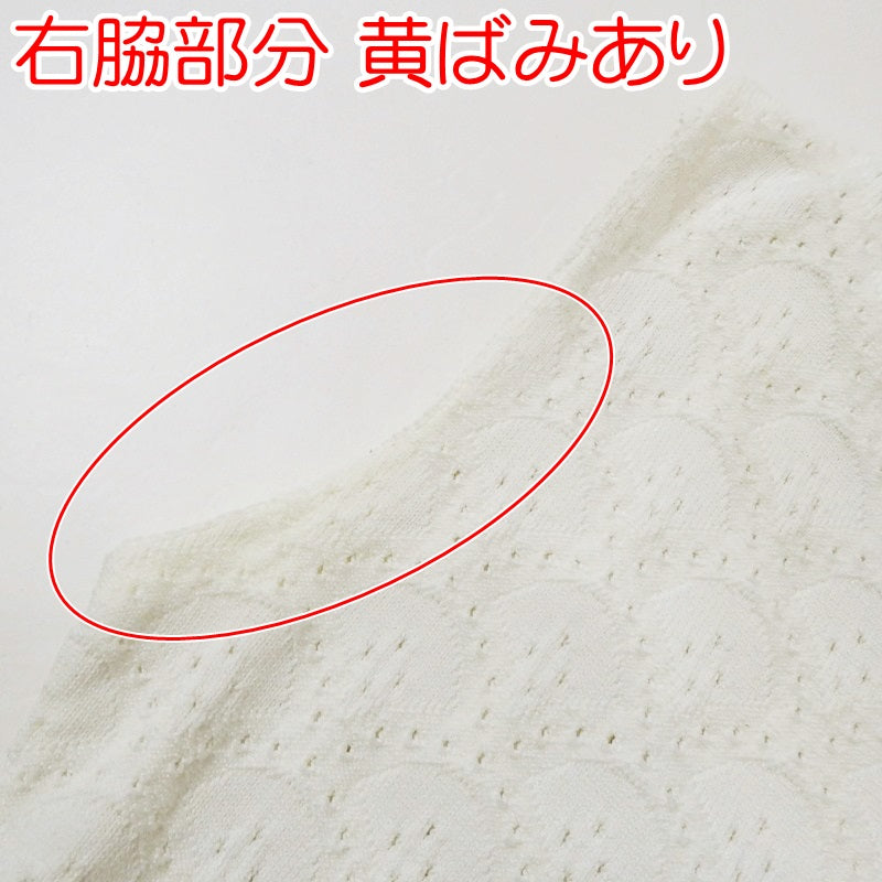 【中古】 扇形模様ノースリーブAライン ワンピース 6422250 ホワイト サイズ:36