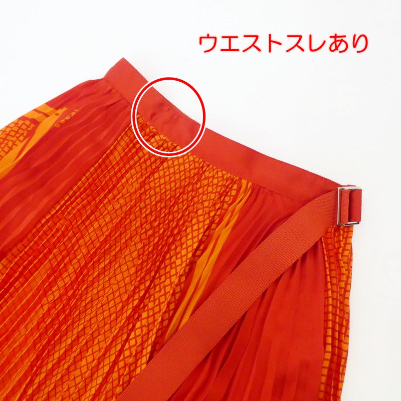 【中古】Sacai | サカイ Plaid Scarf Skirt スカート 22-06100