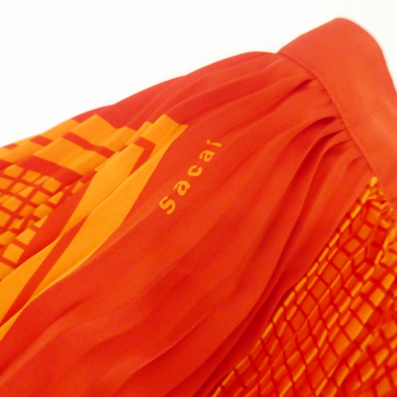 【中古】Sacai | サカイ Plaid Scarf Skirt スカート 22-06100