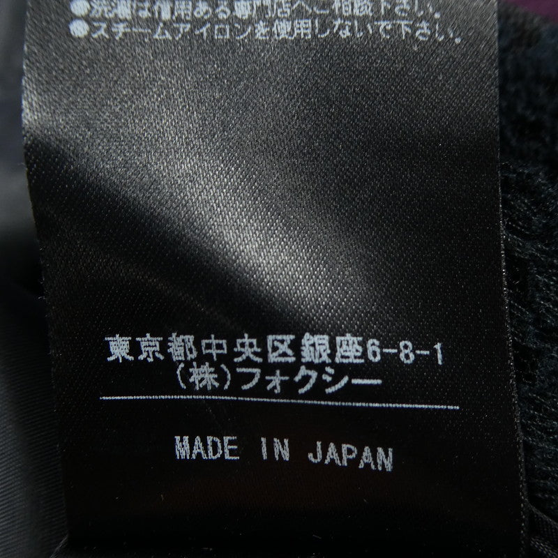 【中古】FOXEY | フォクシー ノースリーブミニフレア ワンピース 27819 パープル サイズ:40