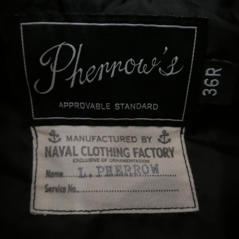 【中古】PHERROWS | フェローズ 長袖シャツ ボルドー/バーガンディー