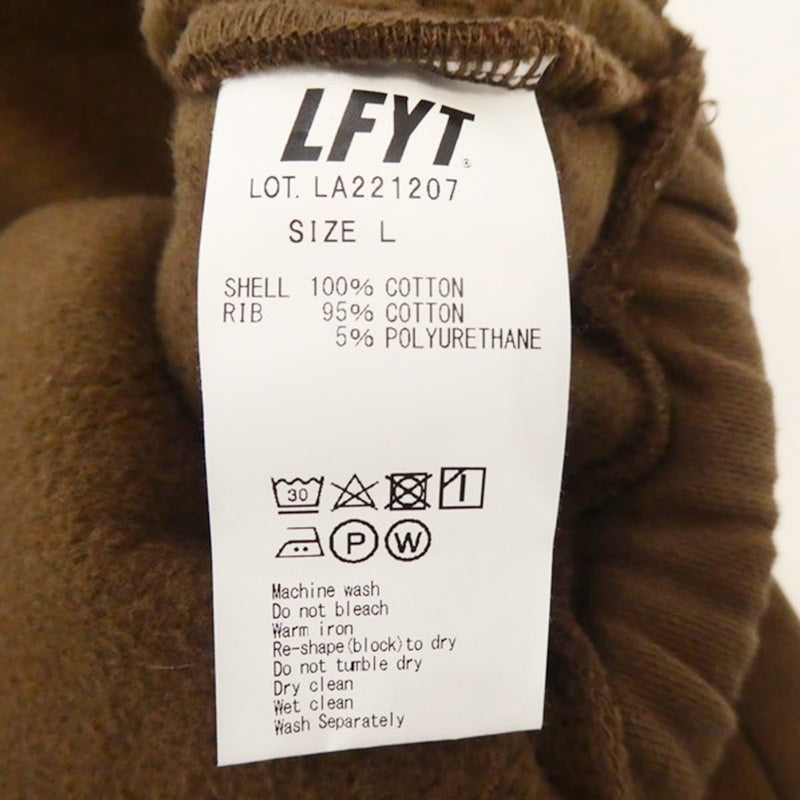 【中古】Lafayette | ラファイエット LFYT MINI LF LOGO US COTTON SWEAT PANTS パンツ LA221207 ブラウン サイズ:L