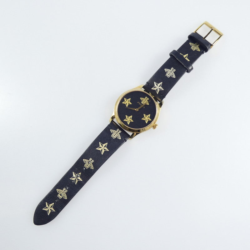 【中古】GUCCI | グッチ Gタイムレス ビー 腕時計 YA1264055 ブラック