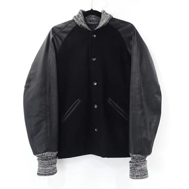 【中古】SKOOKUM | スクーカム Award Jacket スタジャン ブラック サイズ:36
