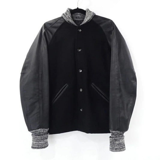 【中古】SKOOKUM | スクーカム Award Jacket スタジャン ブラック サイズ:36