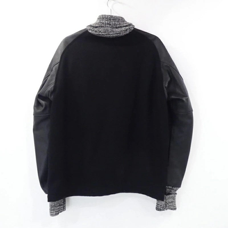 【中古】SKOOKUM | スクーカム Award Jacket スタジャン ブラック サイズ:36