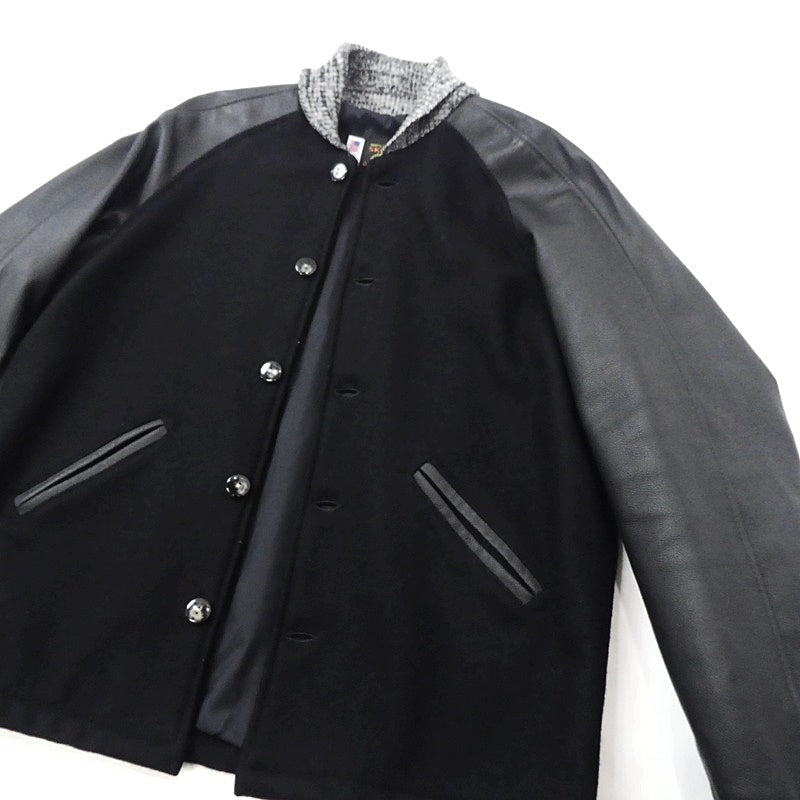 【中古】SKOOKUM | スクーカム Award Jacket スタジャン ブラック サイズ:36
