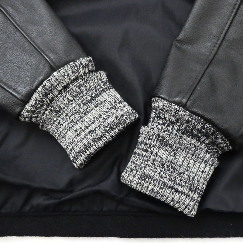 【中古】SKOOKUM | スクーカム Award Jacket スタジャン ブラック サイズ:36