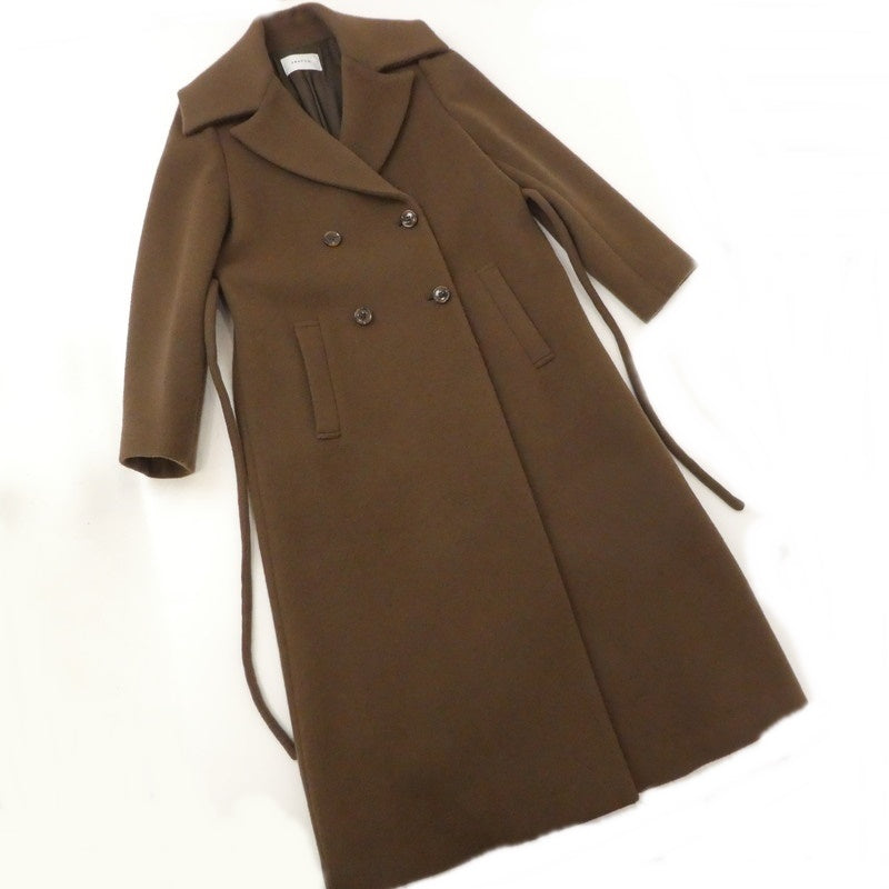 【中古】FRAY I.D | フレイアイディー 変形カラーロングコート その他アウター FWFC205011 年式:2020A/W ブラウン サイズ:1
