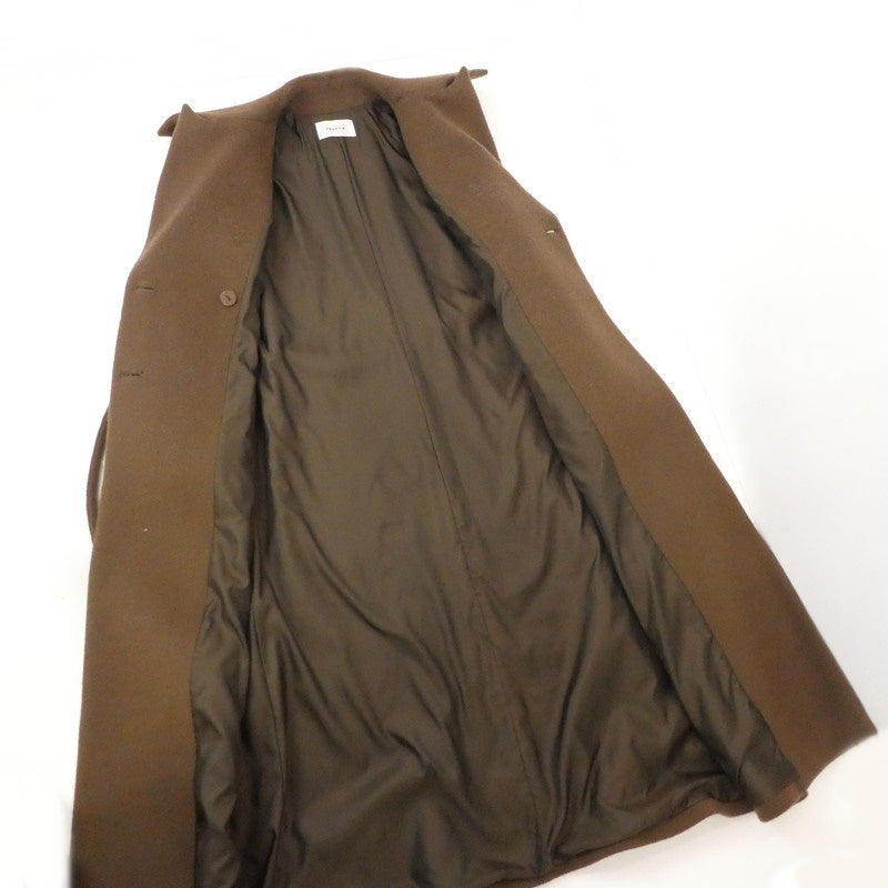 【中古】FRAY I.D | フレイアイディー 変形カラーロングコート その他アウター FWFC205011 年式:2020A/W ブラウン サイズ:1