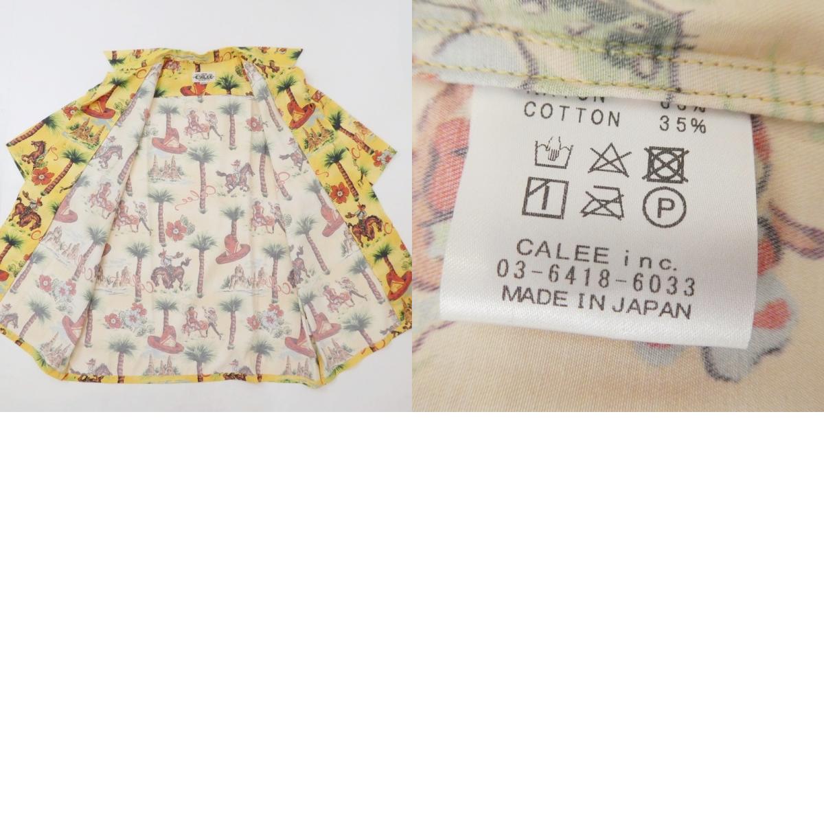 【中古】CALEE | キャリー ALLOVER WESTERN PATTERN SS SHIRT その他トップス CL-20SS071 年式:2020S/S サイズ:M