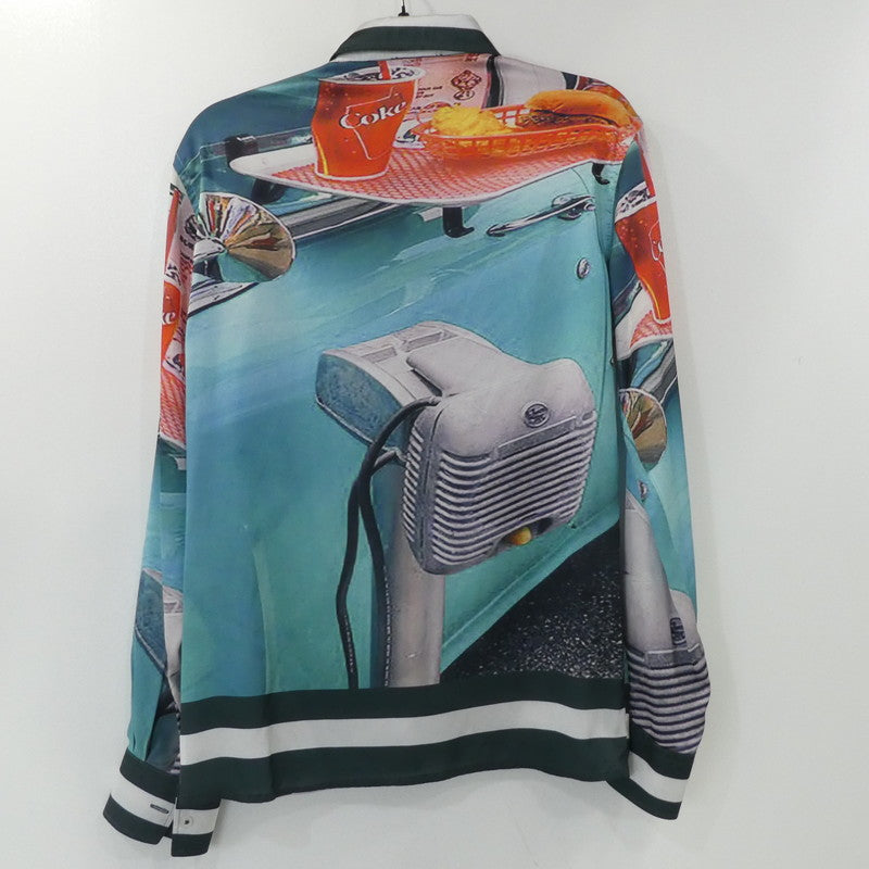 【中古】 オールプリント 長袖シャツ