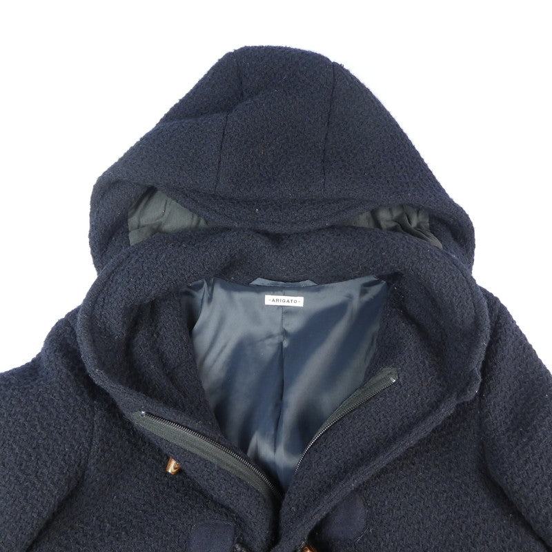 【中古】BLUE BLUE | ブルーブルー ダッフルコート ネイビー